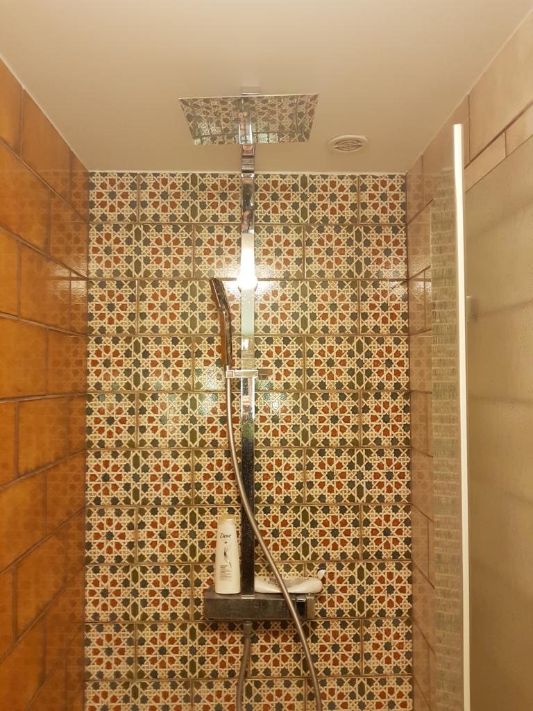 Renovation: shower tiling