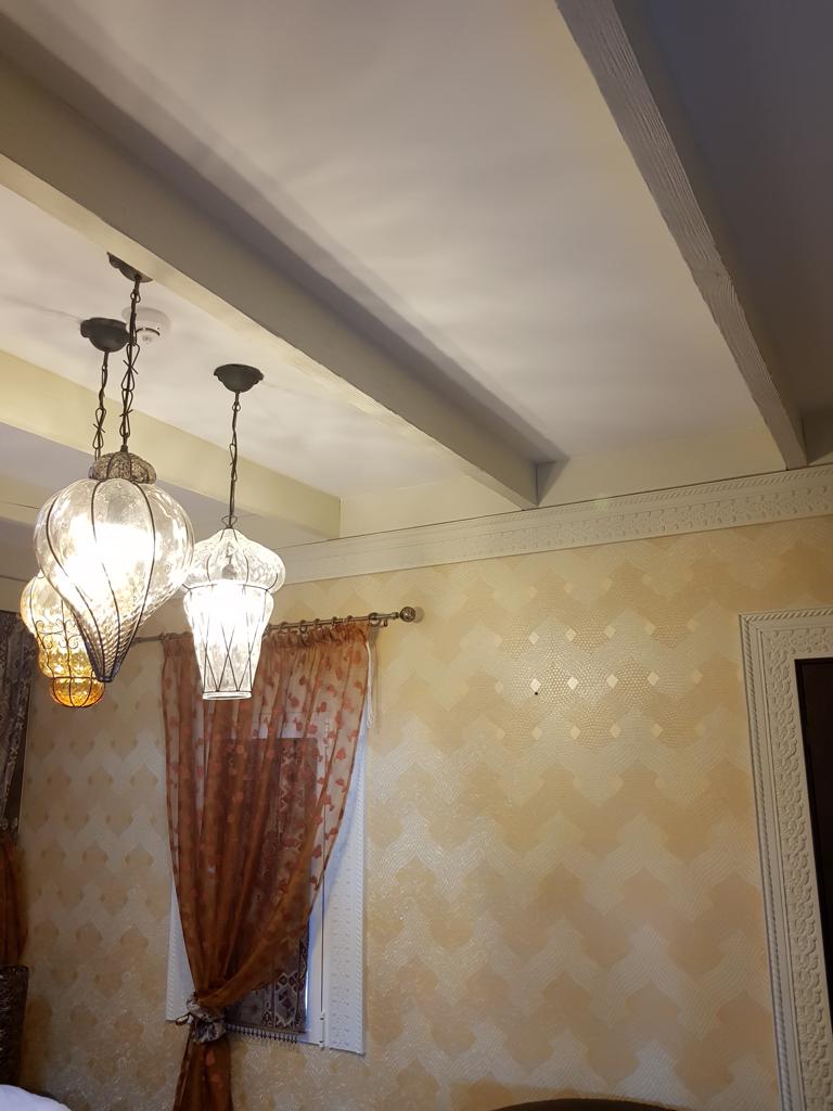 Renovation and decoration: exposed beams