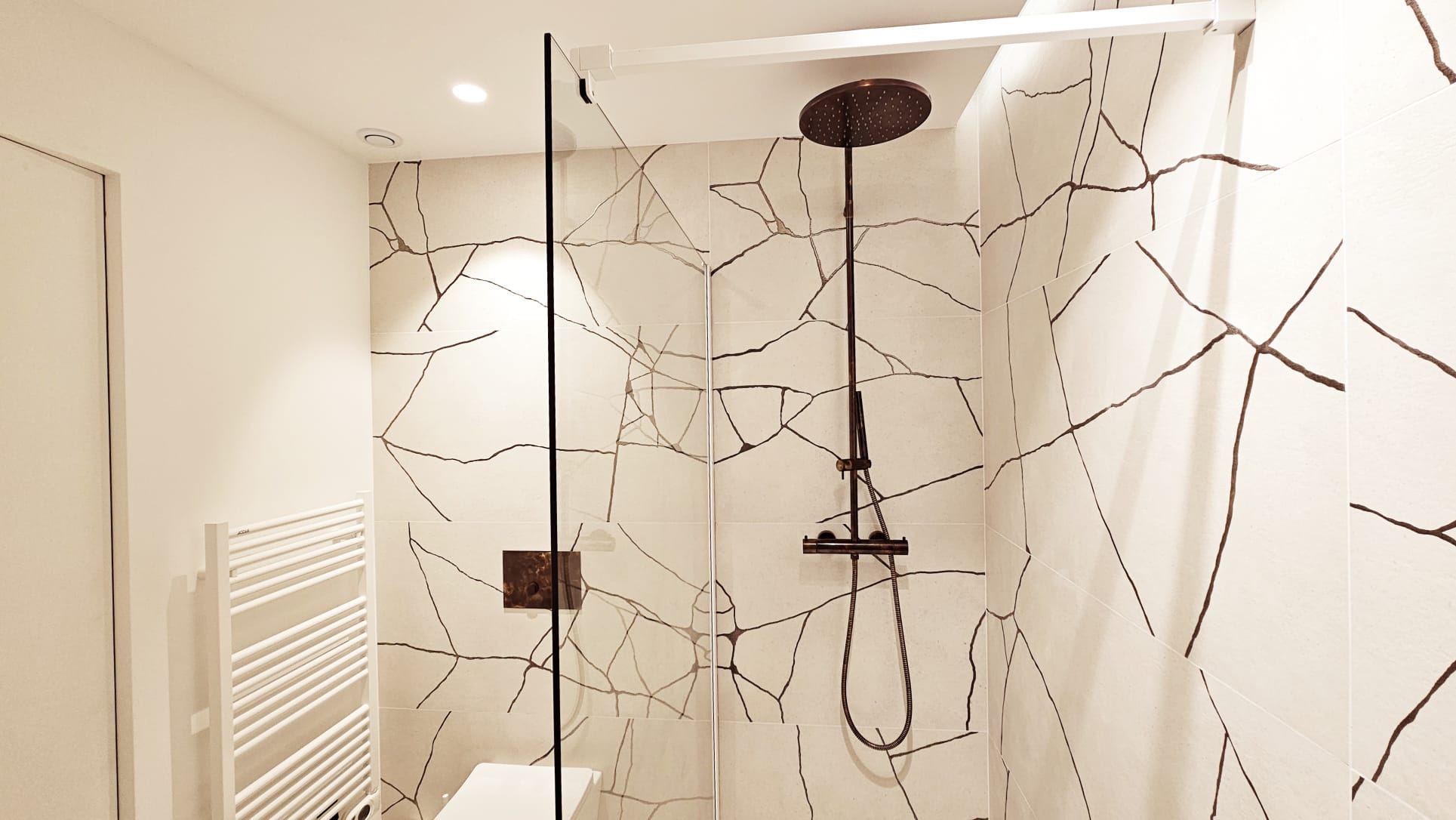 Renovation: designer shower