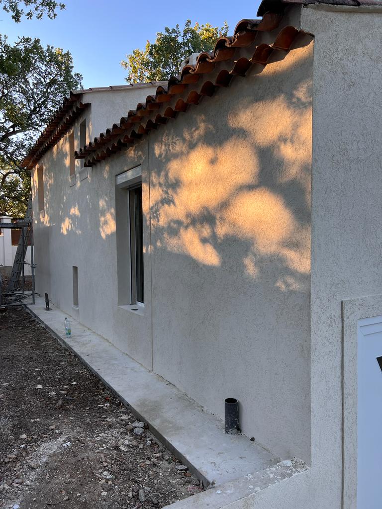 House renovation: drainage channel