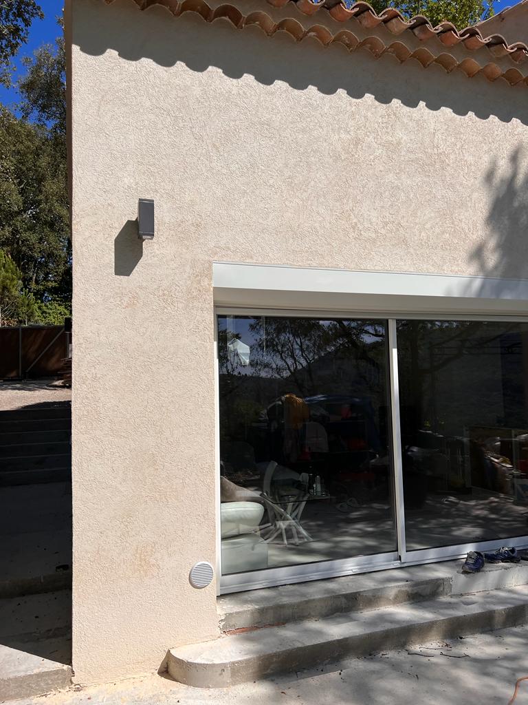 House renovation: roller shutter installation