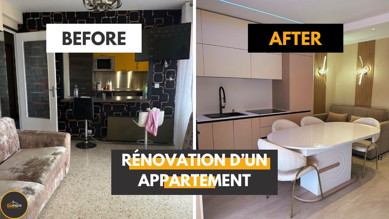 Transformation d’un 2 pièces en 3 pièces : Rénovation d’un appartement à Cannes (06400)